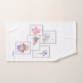 Bloemboeket badhanddoekenset bad handdoek (Handdoek)