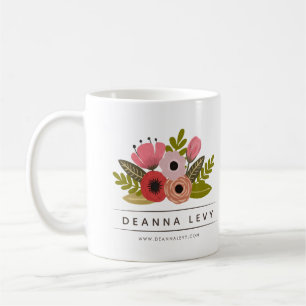 Bloemboeket Bedrijfs Promotioneel Cadeau Product Koffiemok