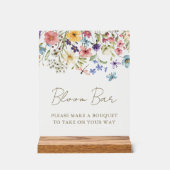 Bloemboeket Bloei Bar Acryl Bord (Voorkant)