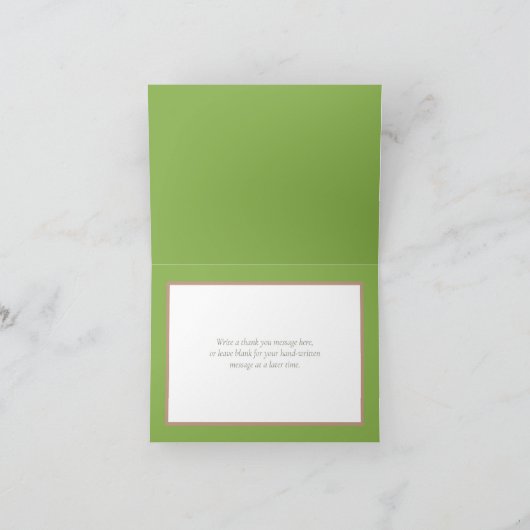 Bloemboeket botanische bloem bruiloft bedankt (Binnen)