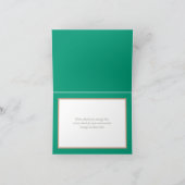 Bloemboeket Botanische Bloem Bruiloft Dankjewel Bedankkaart (Binnen)