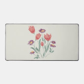 Bloemboeket delicate bloemstukken bureaumat (Voorkant)