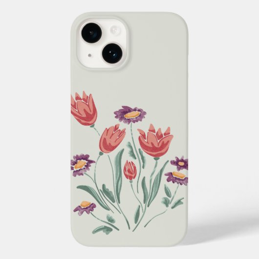 Bloemboeket delicate bloemstukken Case-Mate iPhone case (Achterkant)