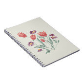 Bloemboeket delicate bloemstukken notitieboek (Rechterzijde)