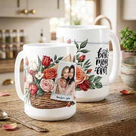 Bloemboeket & foto Moederdag Beste Moeder Ooit  Koffiemok