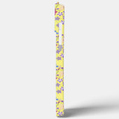 Bloemboeket Gele Monogram iPhone Hoesje (Achterkant / Links)