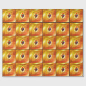  bloemboeket Gepersonaliseerd Verjaardag Cadeaupapier (Vlak)