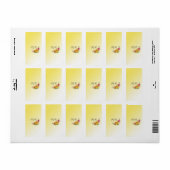 Bloemboeket Hershey's Miniatuur Wrapper Etiket (Full Sheet)