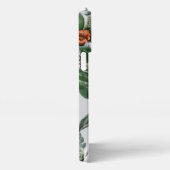 Bloemboeket in aquarel met naam iPhone hoesje (Rechterkant)