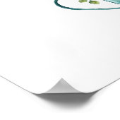 Bloemboeket in een gieter poster (Hoek)