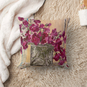 Bloemboeket in Vaas No. 4: Bloem Cottagecore Kussen