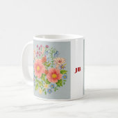 Bloemboeket Klassiek Koffiemok (Voorkant links)