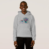 Bloemboeket kleurrijk en levendig. (Voorkant volledig)