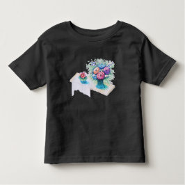 Bloemboeket kleurrijk en levendig. kinder shirts