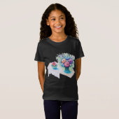 Bloemboeket kleurrijk en levendig. t-shirt (Voorkant volledig)