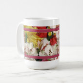 Bloemboeket koffiemok (Voorkant links)