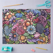 Bloemboeket Lentebloem Tissuepapier (Craft)