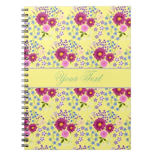 Bloemboeket met Dahlia Notitieboek (Voorkant)