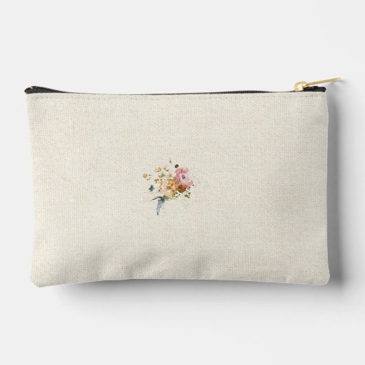 Bloemboeket Monogram Cosmetische/Accessoire Tas (Achterkant)