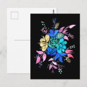 Bloemboeket Nr 2 Briefkaart (Voorkant / Achterkant)