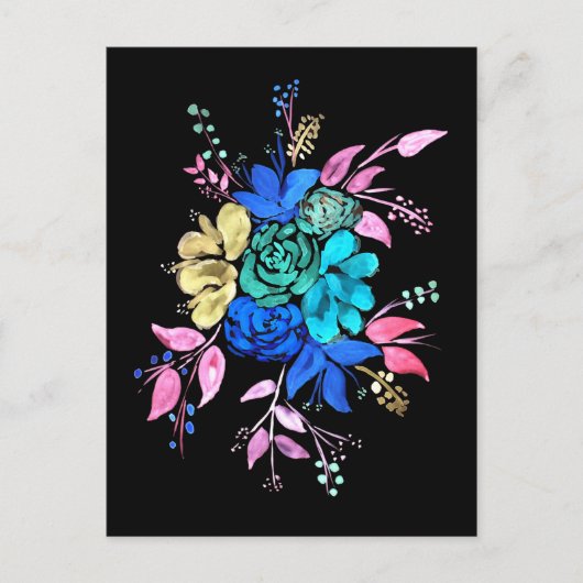 Bloemboeket Nr 2 Briefkaart (Voorkant)