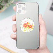 Bloemboeket op maat gemaakte sticker  (Telefoon)