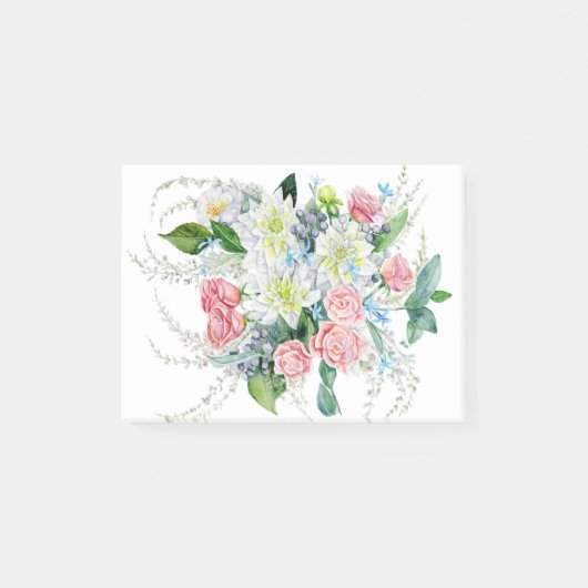 Bloemboeket Post-it® Notes (Voorkant)