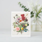 Bloemboeket Postkaart (Staand voorkant)