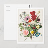 Bloemboeket Postkaart (Voorkant / Achterkant)