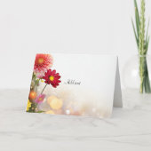 Bloemboeket SJABLOON, Kaart (Voorkant)