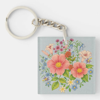 Bloemboeket Sleutelhanger