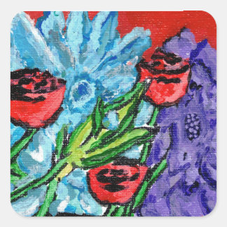 Bloemboeket sticker