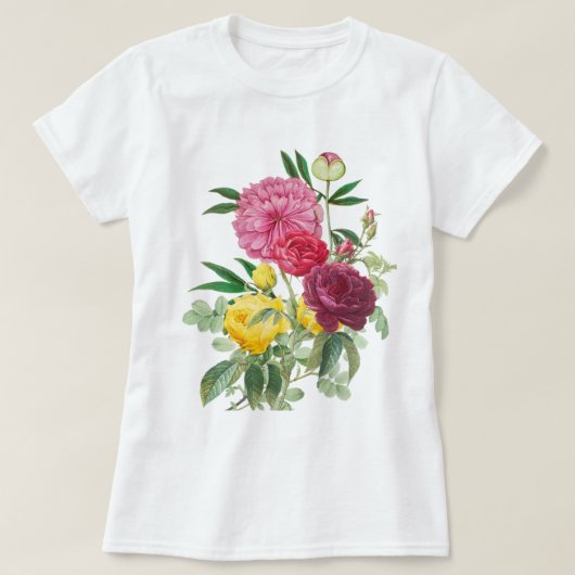 Bloemboeket T-shirt (Design voorkant)