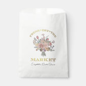 Bloemboeket Vers van de Markt Bruidsfeest Bedankzakje (Voorkant)