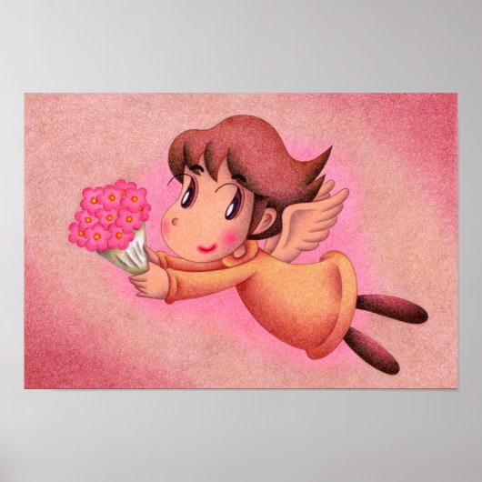 Bloemboeket voor jou. poster (Voorkant)