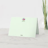 Bloemboeket Vouwkaart Kaart (Achterkant)