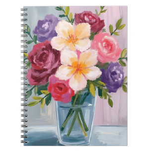 Bloemboeket Waterverf Bloemenschildering Notitieboek