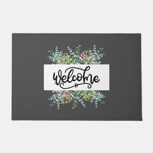 Bloemboeket Welkom Voormat Deurmat (Voorkant)
