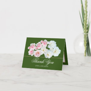 Bloemboeket Witte Bloemen Trouw Dankjewel Bedankkaart