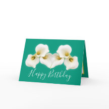 Bloemboeket Witte Calla-lelies Bloemige Verjaardag