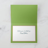  bloemboeket Witte Orchidee Bloem Verjaardag Kaart (Binnen)