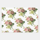 Bloemboeketpatroon Inpakpapier Vel (Voorkant 2)