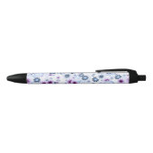 bloembom 4 zwarte inkt pen (Bovenkant)