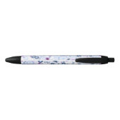 bloembom 4 zwarte inkt pen (Achterkant)