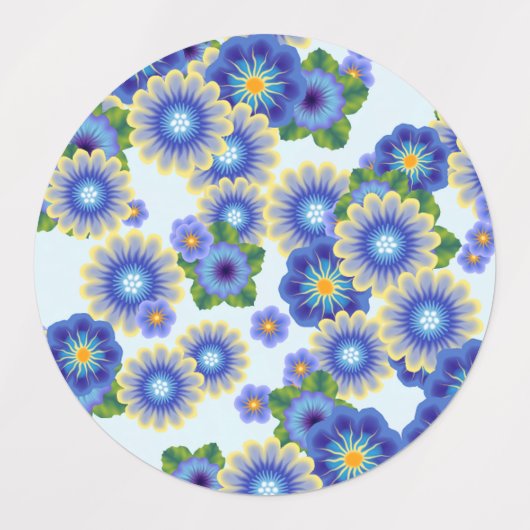 bloembom 7 labels (Design 1)