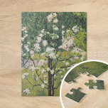 Bloembomen | Kolo Moser Legpuzzel<br><div class="desc">Flowering Trees (1911) van de Oostenrijkse kunstenaar Koloman Moser. Oorspronkelijk kunststuk is olie op doek. Het schilderij toont een prachtig abstract landschap van bomen met roze en witte bloemen. Gebruik de ontwerphulpmiddelen om douanetekst toe te voegen of het afbeelding te personaliseren.</div>