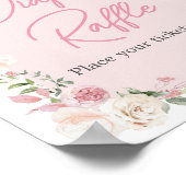Bloemboog Baby in Bloom Luier Raffle Poster (Hoek)