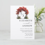 bloemboog | Boombruiloft Kaart (Staand voorkant)