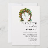 bloemboog | Boombruiloft Kaart (Voorkant)