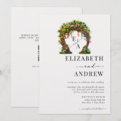 bloemboog | Boombruiloft Kaart (Voorkant / Achterkant)